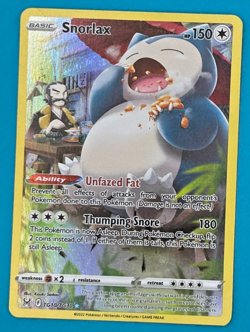 SWSH11: Lost Origin Trainer Gallery #TG10/TG30 Snorlax Pokemon - Image 1
