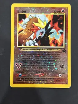 Pokemon TCG Entei Wizards Black Star Promos 34 Holo Promo Promo - Image 1