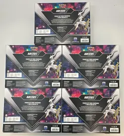 Lot of (5) Pokemon TCG Arceus V Figure Collection Box Sealed Cosmic Eclipse - Image 2