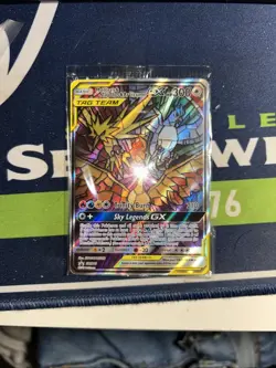 Sealed Pokemon TCG Moltres Zapdos Articuno GX SM210 Stained Glass Promos Holo - Image 1