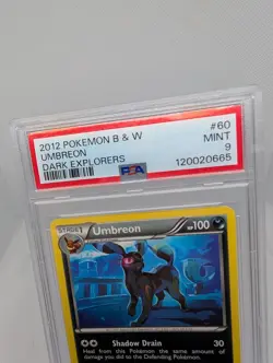 Pokemon TCG Umbreon 60/108 Dark Explorers Black & White PSA 9 MINT Graded Card - Image 3