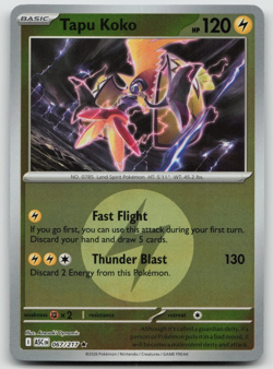 Tapu Koko | 067/217 | Energy Reverse Holo | Pokemon Ascended Heroes - Image 1