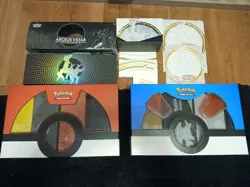 EMPTY Pokemon Collection Box Lot: Dragon Majesty, Shining Legends, Arceus - Image 1