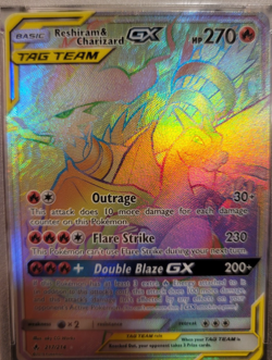 Reshiram & Charizard GX Tag Team Secret 217 Unbroken Bonds Pokemon TCG - Image 3