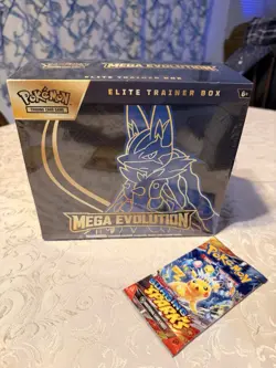 Pokemon TCG Mega Evolution Elite Trainer Box And Surging Sparks Pack Sealed! - Image 1