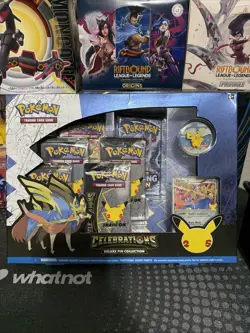 Pokemon TCG Celebrations 25th Anniversary Zacian Deluxe Pin Collection Box - Image 1