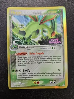 Pokemon Holon Phantoms Flygon Holo Rare Stamped Reverse Delta 7/110 EXC-NM - Image 1