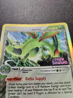 Pokemon Holon Phantoms Flygon Holo Rare Stamped Reverse Delta 7/110 EXC-NM - Image 2