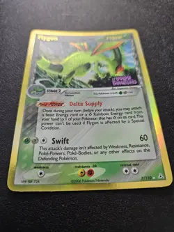 Pokemon Holon Phantoms Flygon Holo Rare Stamped Reverse Delta 7/110 EXC-NM - Image 3