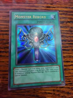 MP - 1996 YUGIOH MONSTER REBORN #LOB-096 - Image 2