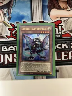 YuGiOh Cipher Twin Raptor - GFP2-EN109 - Ultra Rare - 1st Edition Near Mint - Image 2