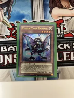 YuGiOh Cipher Twin Raptor - GFP2-EN109 - Ultra Rare - 1st Edition Near Mint - Image 3