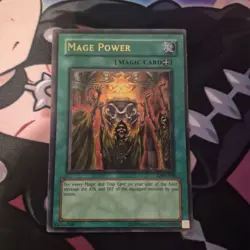 Yugioh Mage Power LON-050 2003 Labyrinth of Nightmare Unlimited Ultra Rare - LP - Image 1