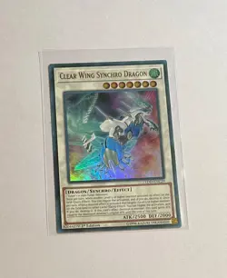 Yu-Gi-Oh! Clear Wing Synchro Dragon #LEDD-ENC29 1st Edition Ultra Rare (NM) - Image 1