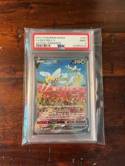 PSA 9 MINT Beedrill V 161/189 Astral Radiance Pokemon Graded Card - Image 1