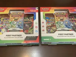 x2 Pokemon Trading Card Game - First Partner Illustration Collection - Series 1 - Image 1