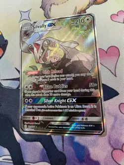 Pokemon Silvally GX Full Art Holo 210HP SM-Cosmic Eclipse Card 227/236 - Image 3