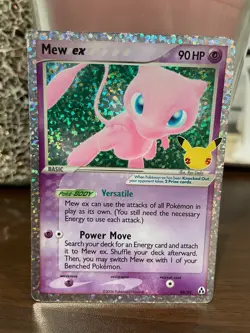 Pokemon TCG Mew ex 88/92 Celebrations Classic Collection Holo Card NM - Image 1