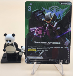 Gundam Card Game Gundam Dynames ST07-005 LR+ English - Image 1