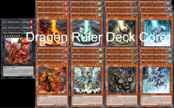 Yugioh! Dragon Ruler *27* Card Deck Core BLMM NM - Image 1