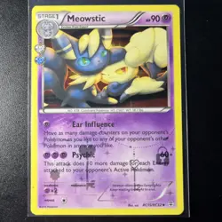 Meowstic RC15/RC32 Generations Radiant Collection Holo Pokemon Card NM - Image 1