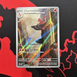 Pokemon TCG Charmeleon Scarlet Violet-151 Illustration Rare Card 169/165 NM - Image 1