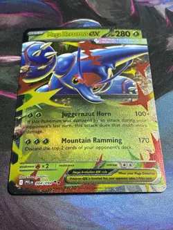 Mega Heracross ex 004/094 Me02: Phantasmal Flames Pokemon Card - Image 1