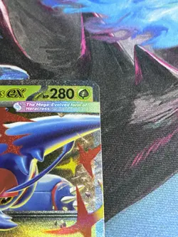 Mega Heracross ex 004/094 Me02: Phantasmal Flames Pokemon Card - Image 3