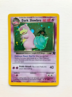 Pokemon Dark Slowbro Team Rocket Holo Rare Card 12/82 NM - Image 1
