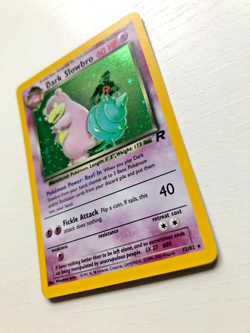 Pokemon Dark Slowbro Team Rocket Holo Rare Card 12/82 NM - Image 3