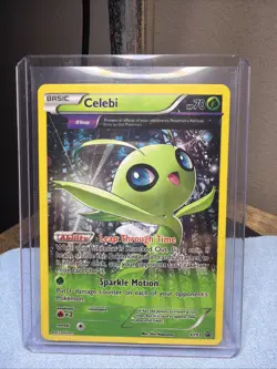 Celebi XY93 Black Star Promo Full Art Cosmos Holo Pokemon TCG Card 2015 - Image 1