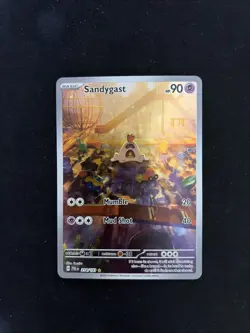Pokemon Card - Sandygast Paldea Evolved 214/193 Illustration Rare Full Art Holo - Image 1
