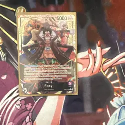 One Piece Card Game Foxy Leader Foil Card OP07-059 5000 Power - Image 1