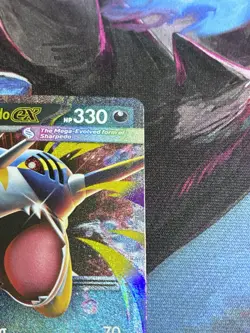 Mega Sharpedo ex 061/094 Me02: Phantasmal Flames Pokemon Card - Image 3