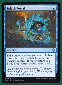 Splash Portal - Bloomburrow (BLB) #74 - Magic: The Gathering MTG Card - Image 1