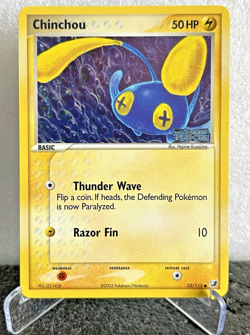Chinchou 52/115 Unseen Forces Reverse Holo Stamped Pokemon Card NM - Image 2