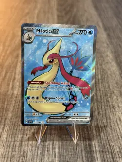 Pokemon TCG Milotic EX Ultra Rare Holo Card 217/191 Sv08: Surging Sparks - Image 1