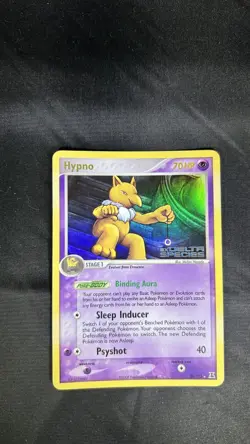 Hypno EX Delta Species 23/113 Stamped Reverse Holo Rare Pokemon Card 2005 - Image 1