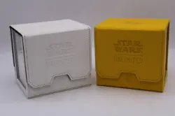 Star Wars: Unlimited - Deck Pod Yellow and White Gamegenic Card Storage Lot - Image 1