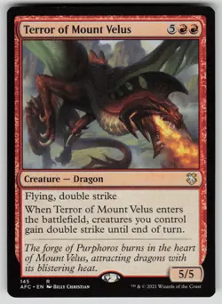 Terror of Mount Velus Normal R Adventures in the Forgotten Realms 145 NM - Image 1