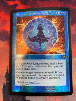 MTG Modern Horizons 2 Force of Negation Retro Frame Foil - Image 1