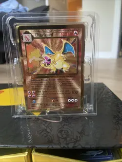 Pokemon Celebrations Gold Metal Charizard Card 4/102 Ultra Premium Collection - Image 1