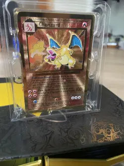 Pokemon Celebrations Gold Metal Charizard Card 4/102 Ultra Premium Collection - Image 2
