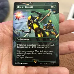 Magic the Gathering Secret Lair Wolverine x Marvel NM Rite of Passage (#1739) - Image 1