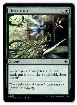 Three Visits NM* Commander Murders At Karlov Manor ENGLISH 0189 mtg -UnltdCards - Image 1