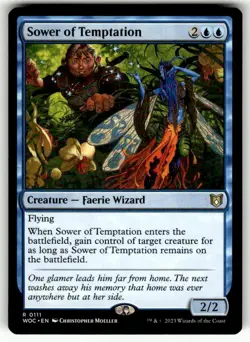 Wilds of Eldraine Commander Sower of Temptation Commander/Rare - Image 1