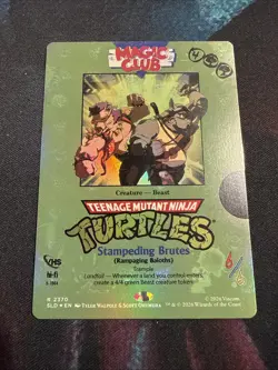 Stampeding Brutes Rampaging Baloths FOIL MTG TMNT Secret Lair 2370 NM - Image 1