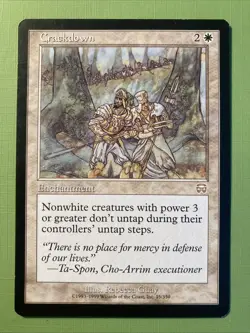 MTG - Crackdown - Mercadian Masques - NM/LP - Image 1