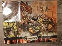 Magic The Gathering Guildpact Promo Advertising Poster 22 x 28 Unused MTG - Image 1