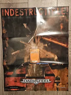 Magic The Gathering Darksteel Promo Advertising Poster 22 x 28 Unused MTG - Image 1